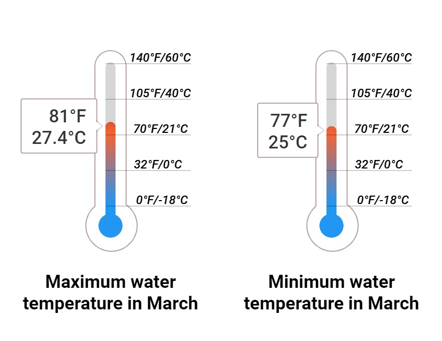 Average Sea temperature